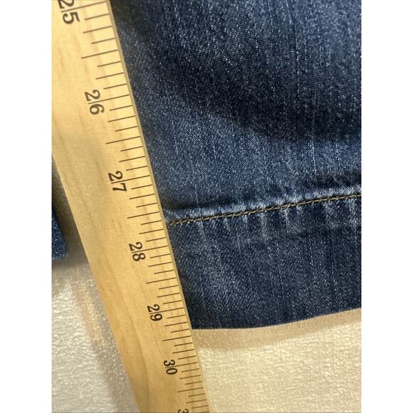 J.Crew Women's Jeans Blue Size 26 Tapered Mid Rise Stretch Denim Cotton Blend - Picture 4 of 9